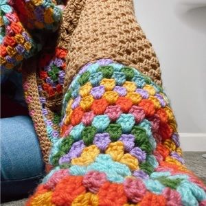 Colorful Crochet Cardigan size XL/2XL